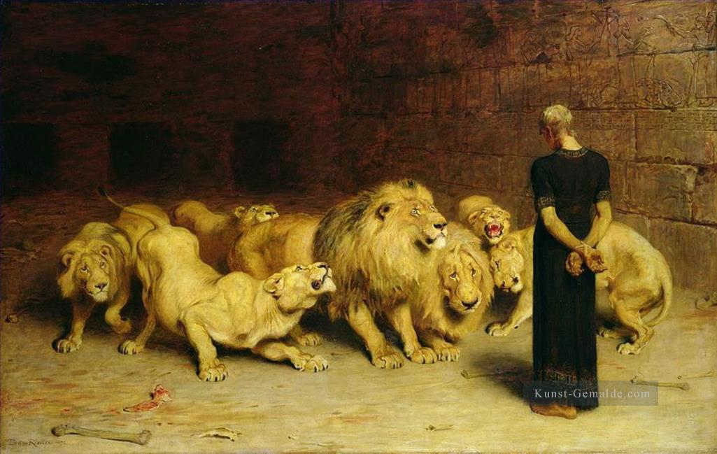 Daniel In The Lions Briton Riviere Bestie Ölgemälde